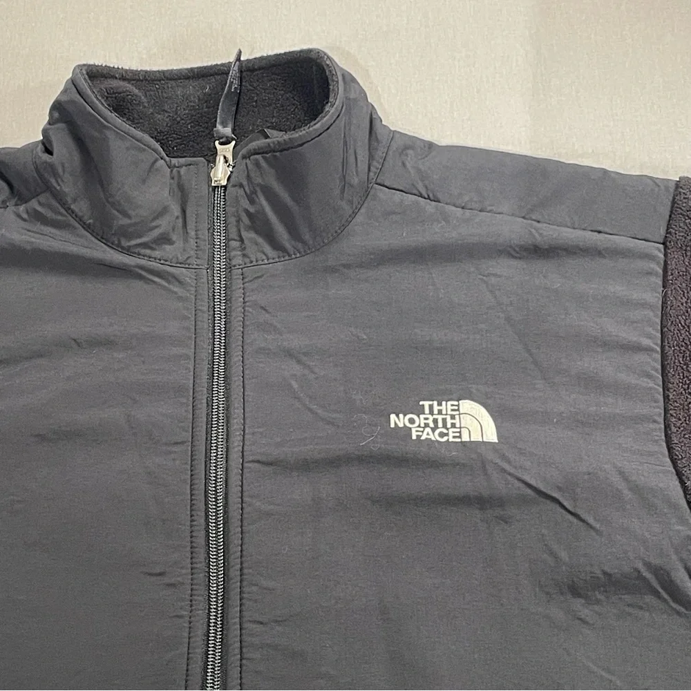 The North Face Kids Denali Full Zip Fleece Polartec Jacket, Black, Youth XL